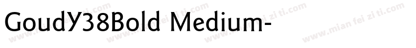 GoudY38Bold Medium字体转换